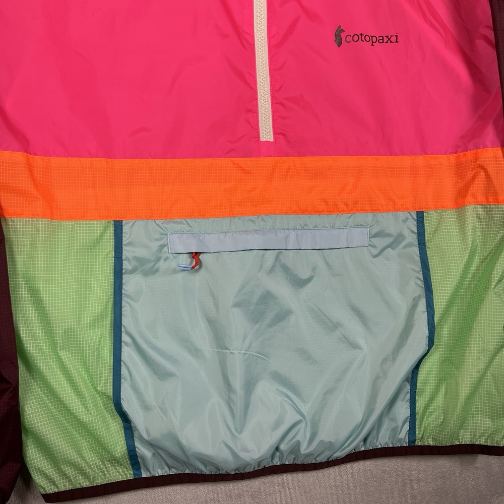 Cotopaxi Teca Half Zip Windbreaker Jacket Women's Medium M Multicolor Hooded - Picture 3 of 8